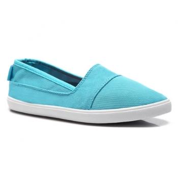 Jednoduché modré dámske slip on