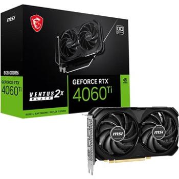 MSI GeForce RTX 4060 Ti VENTUS 2X BLACK 8G OC (RTX 4060 Ti VENTUS 2X BLACK 8G OC)