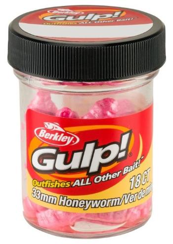 Berkley umělé nástrahy gulp honey worm-bubble gum 3,3 cm