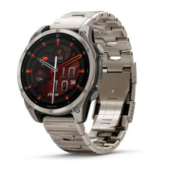 Garmin Fenix® 8 – 47 mm, AMOLED Sapphire, Titanium, Odvětrávaný titanový náramek 010-02904-40