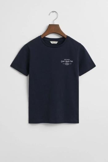 TRIČKO GANT SPORTS CLUB GRAPHIC T-SHIRT EVENING BLUE