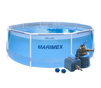 Bazén Marimex Florida 3,05x0,91m s pieskovou filtráciou - motív transparentný