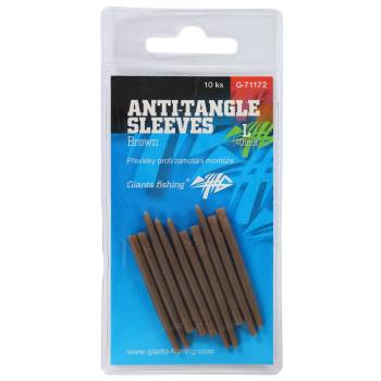 Giants Fishing Převleky proti zamotání Anti-Tangle Sleeves Brown 10ks - 54mm