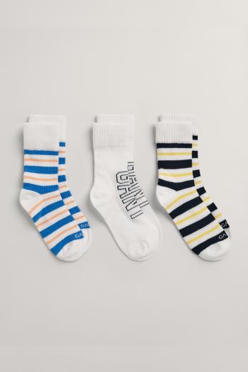 PONOŽKY GANT SOCKS 3-PACK APRICOT CREAM