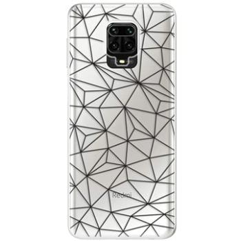 iSaprio Abstract Triangles 03 - black pro Xiaomi Redmi Note 9 Pro (trian03b-TPU3-XiNote9p)