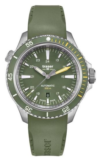 Traser P67 Diver Automatic Green zelená pryž