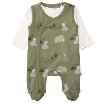 STACCATO forest Romper+košile se vzorem