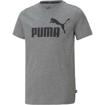 Puma ESSENTIALS LOGO TEE Chlapecké triko, šedá, velikost