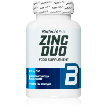 BioTechUSA Zinc Duo tablety pro správné fungování organismu 60 tbl