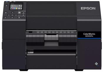 Epson ColorWorks D6500 (Pe) C31CL91202, barevná tiskárna štítků, peeler, disp., USB, Ethernet, black