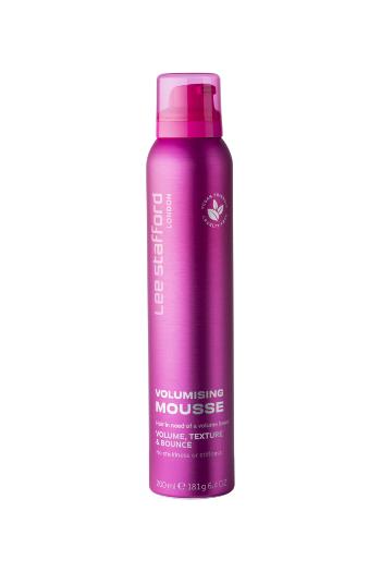 Lee Stafford Volumizing Mousse pěnové tužidlo na vlasy pro dvojitý objem, 200 ml