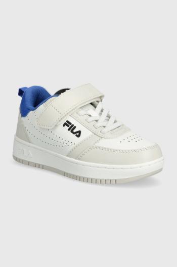 Dětské sneakers boty Fila FILA REGA velcro šedá barva