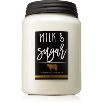 Milkhouse Candle Co. Farmhouse Milk & Sugar vonná svíčka Mason Jar 737 g