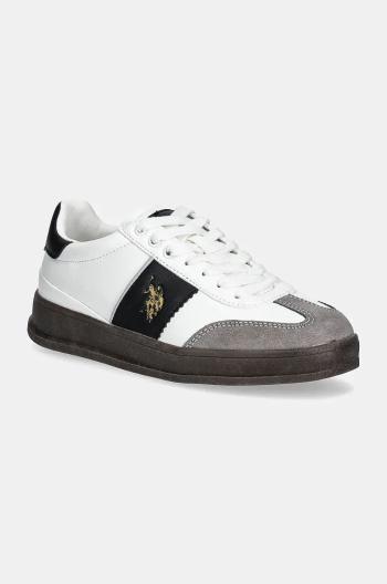 Sneakers boty U.S. Polo Assn. CAMPYW bílá barva, CAMPYW001W/DYS2