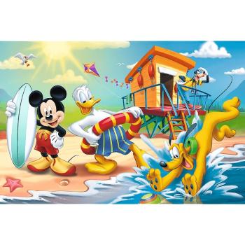 Trefl Puzzle Mickey Mouse na pláži, 60 dílků