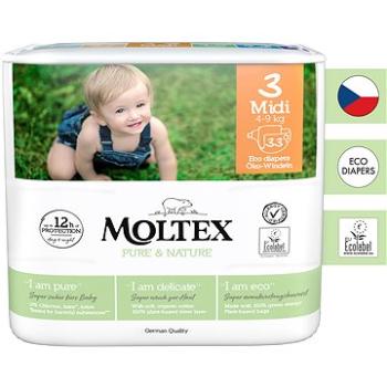 MOLTEX Pure & Nature Midi vel. 3  (33 ks) (4018639010051)