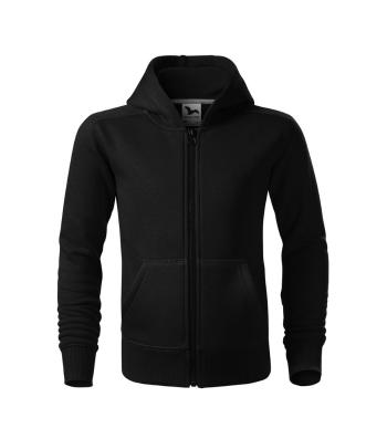 MALFINI Dětská mikina Trendy Zipper - Černá | 146 cm (10 let)