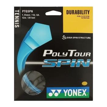 Yonex POLY TOUR SPIN Tenisový výplet, modrá, velikost