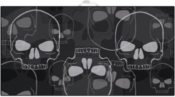 Devant Ultimate Microfibre Fading Skulls Ručník