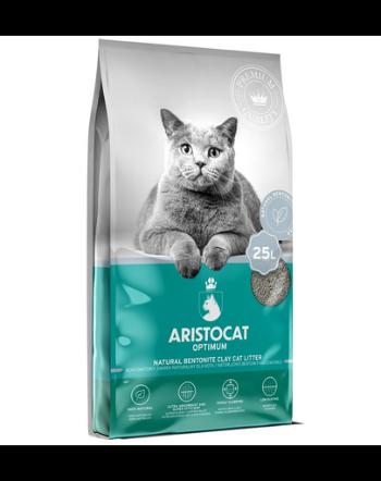 ARISTOCAT Optimum Natural 25 l asternut bentonita pentru litiera pisici