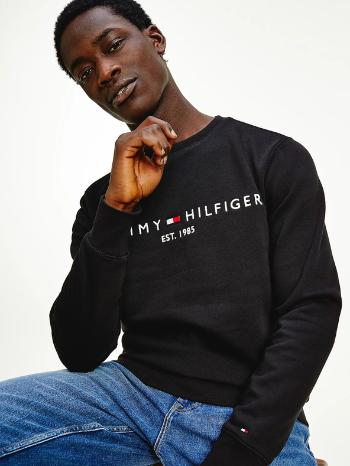 Tommy Hilfiger Tommy Logo Mikina Černá