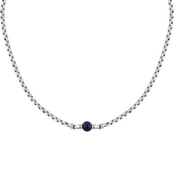 Morellato Ocelový náhrdelník s Lapis Lazuli Pietre S1745