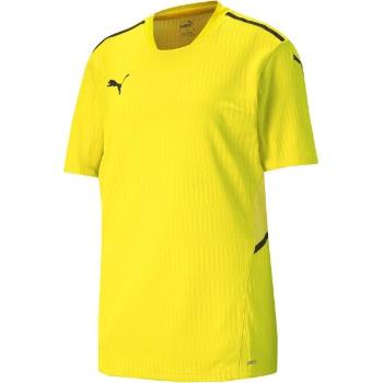 Puma TEAMCUP JERSEY TEE Pánské fotbalové triko, žlutá, velikost