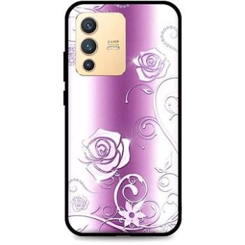 TopQ Kryt Vivo V23 5G silikon Abstract Roses 72815 (Sun-72815)