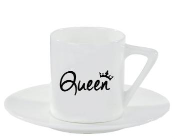 Espresso hrnek s podšálkem 100ml Queen