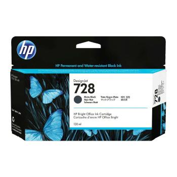 HP 728 3WX25A Eredeti Tintapatron Matt Fekete
