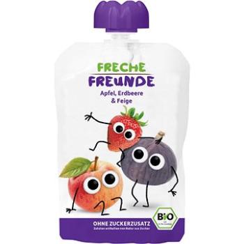 Freche Freunde BIO Kapsička Jablko, jahoda a fík 100 g (4260249144071)