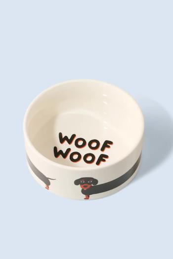 Fluid Market tál kisállatoknak Gamelle Teckel 10 x 21 x 21 cm fehér