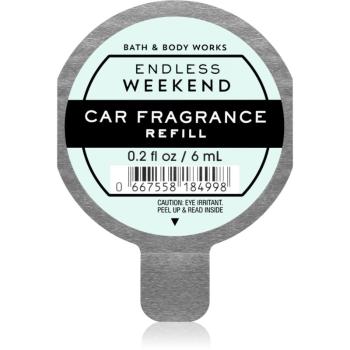 Bath & Body Works Endless Weekend vůně do auta náhradní náplň 6 ml