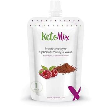 KetoMix Proteinové pyré s příchutí maliny a kakaa (8594196634870)