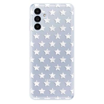 Odolné silikonové pouzdro iSaprio - Stars Pattern - white - Samsung Galaxy A13 5G