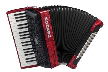 Hohner Bravo III 80 Red Silent Key