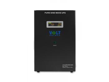 Zdroj záložní VOLT Sinus UPS 500 12V 230V 500W + baterie 40Ah Black