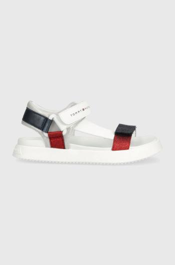 Dětské sandály Tommy Hilfiger bílá barva