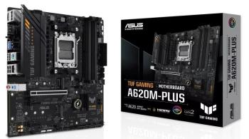 ASUS MB Sc AM5 TUF GAMING A620M-PLUS, AMD A620, 4xDDR5, 1xHDMI, 2xDP, mATX