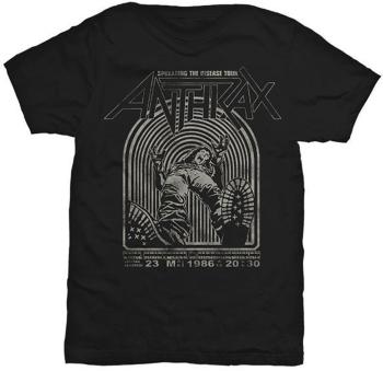 Anthrax Tričko Spreading the disease Unisex Black S