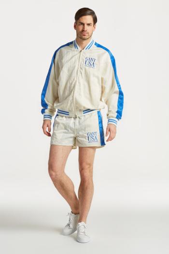 ŠORTKY GANT SATIN RUNNING SHORTS EGGSHELL