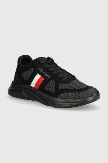 Sneakers boty Tommy Hilfiger MODERN RUNNER KNIT EVO ESS černá barva, FM0FM05245