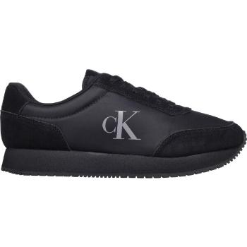 Calvin Klein RETRO RUNNER ICONIC SNK Pánská volnočasová obuv, černá, velikost