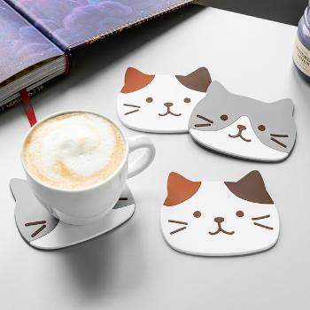 Podložky pod poháre mačky (4 kusy)