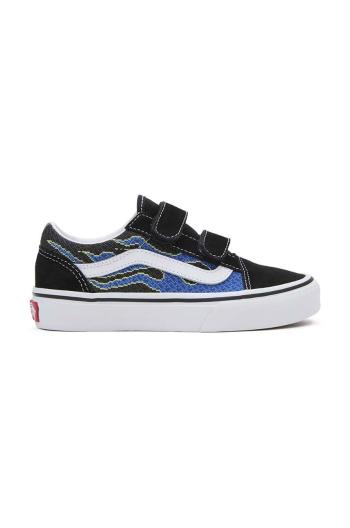 Dětské tenisky Vans Old Skool V zelená barva