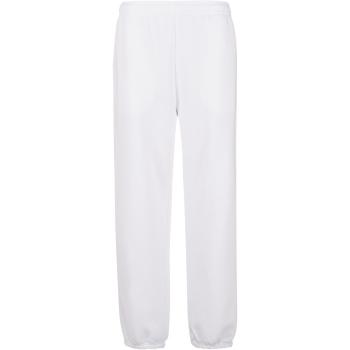 Build Your Brand Hebké pánske tepláky Fluffy - Biela | XL