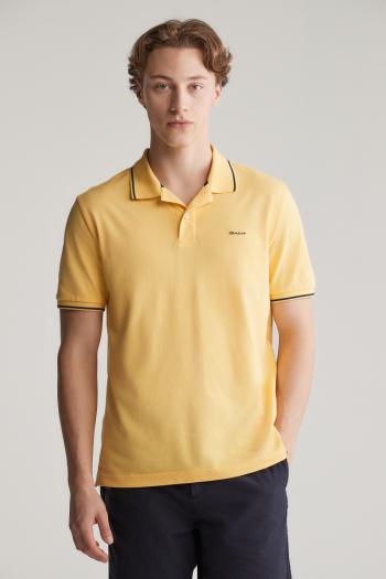 POLOKOŠILE GANT TIPPING SS PIQUE POLO BANANA YELLOW