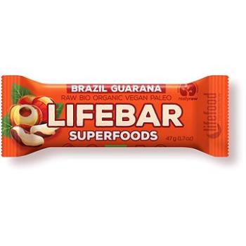 Lifefood Lifebar Superfoods RAW BIO 47 g, brazilská s guaranou (8594071484606)