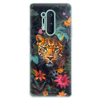 Odolné silikonové pouzdro iSaprio - Flower Jaguar - OnePlus 8 Pro