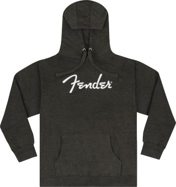 Fender Spaghetti Logo Hoodie, Gray Heather, S